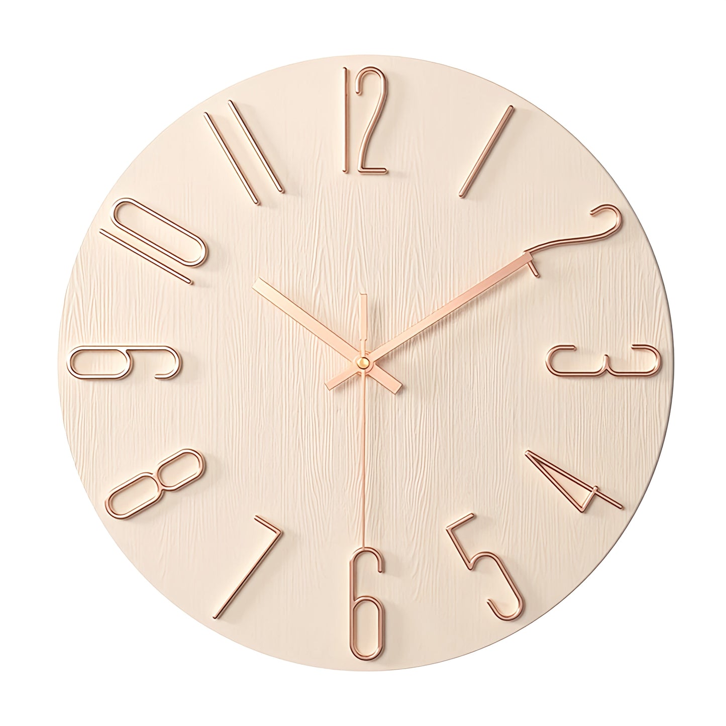 Horloge moderne | Avenue de l'horloge beige