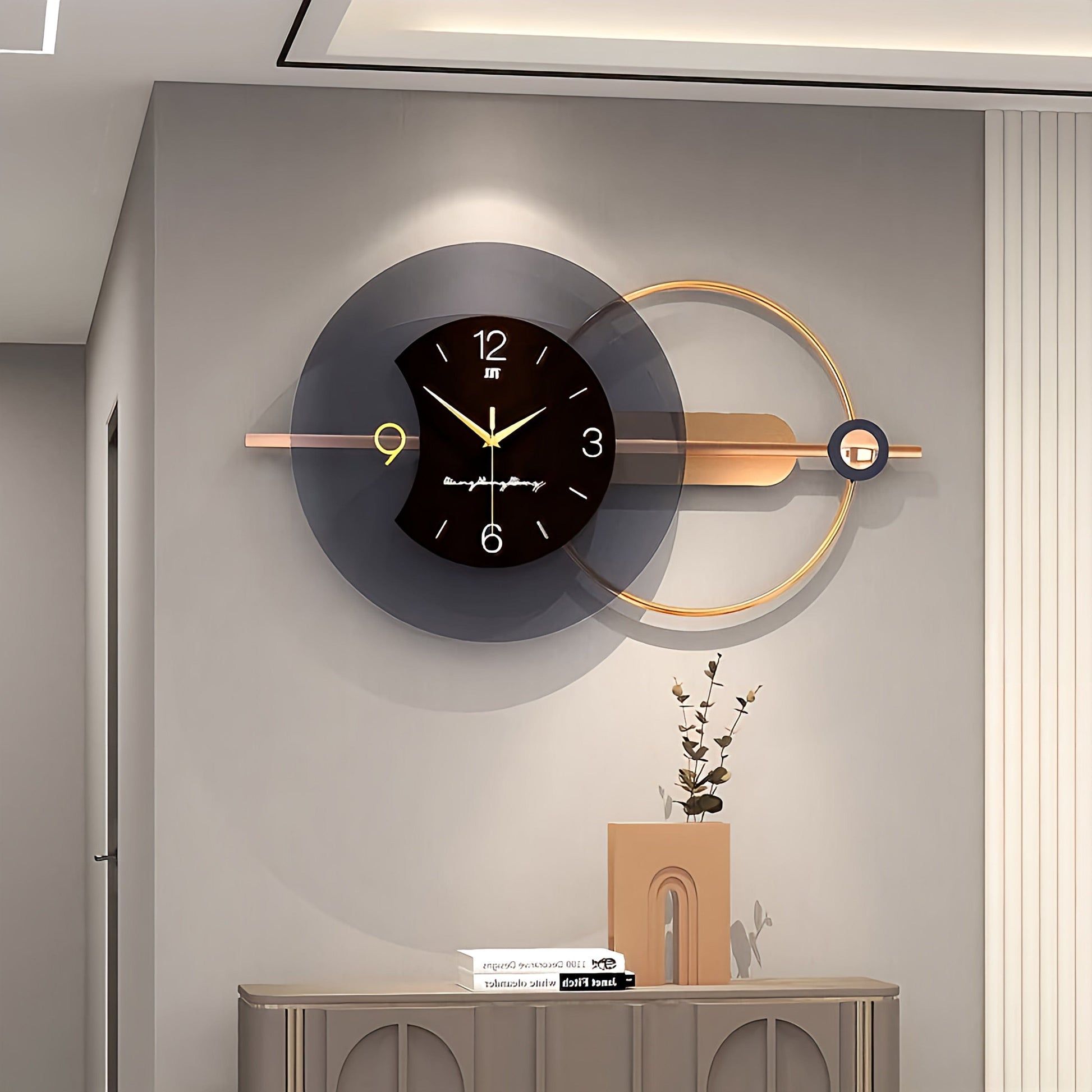 Horloge moderne design | Avenue de l'horloge 80 x 38 cm