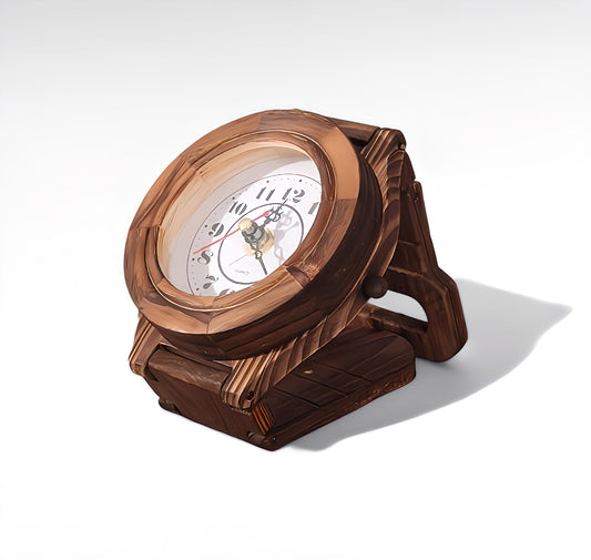 Horloge montre bois | Avenue de l'horloge montre / 7 cm