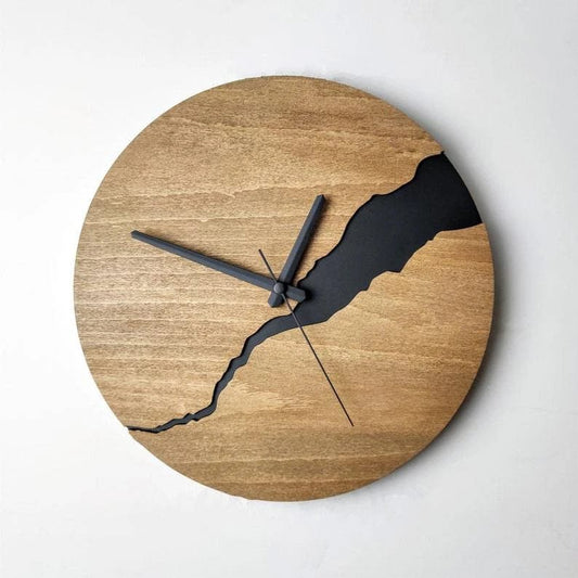 Horloge murale bois design | Avenue de l'horloge a