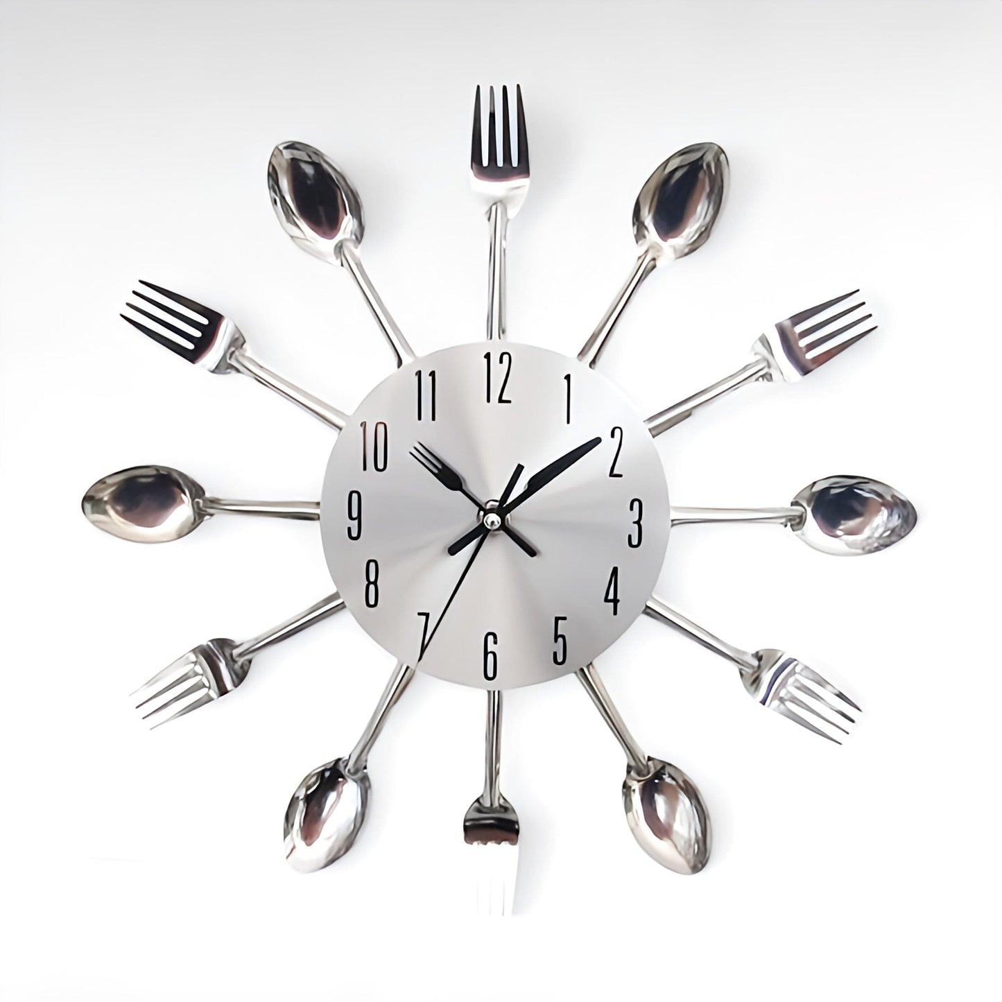 Horloge murale cuisine | Avenue de l'horloge gris