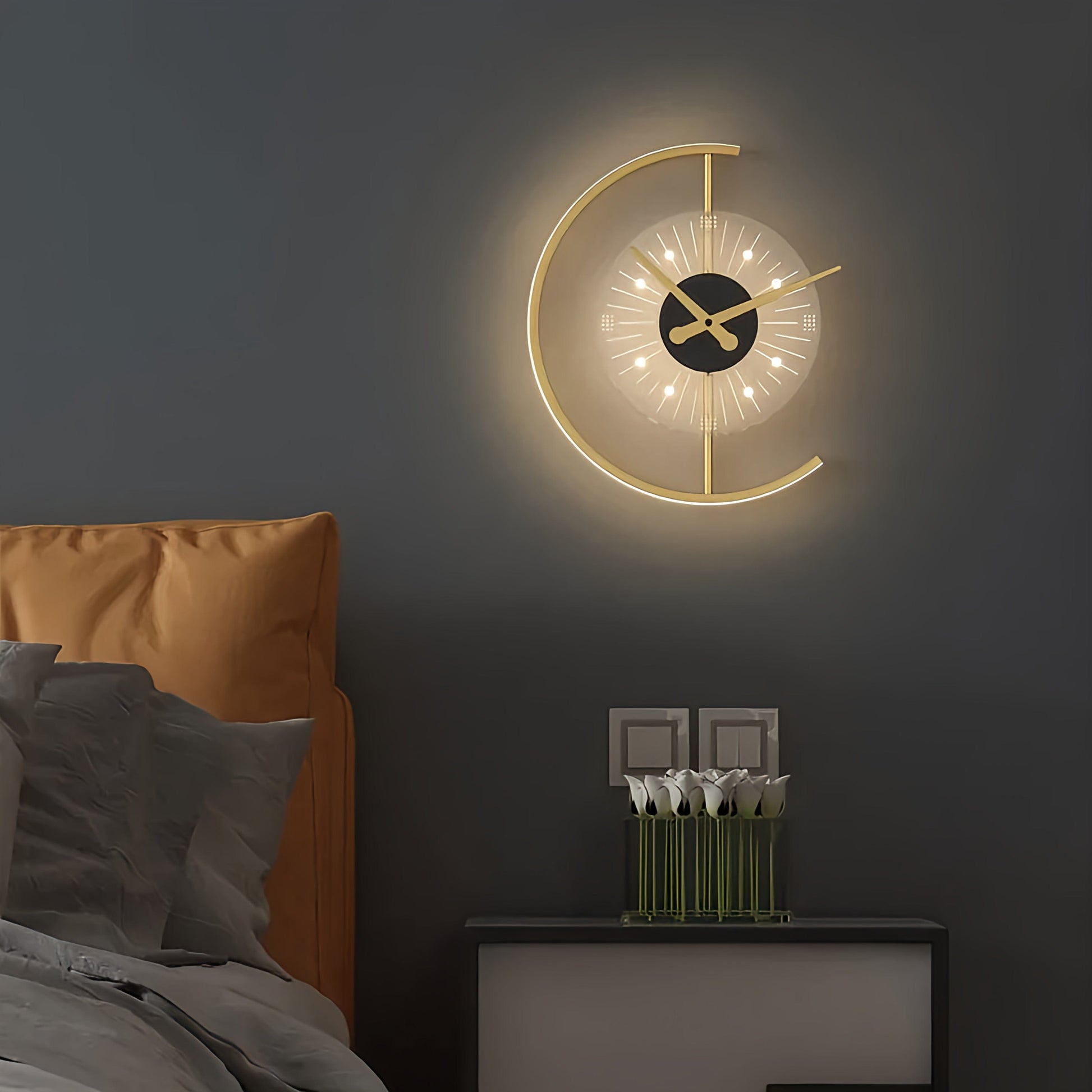 Horloge murale led 40cm | Avenue de l'horloge a