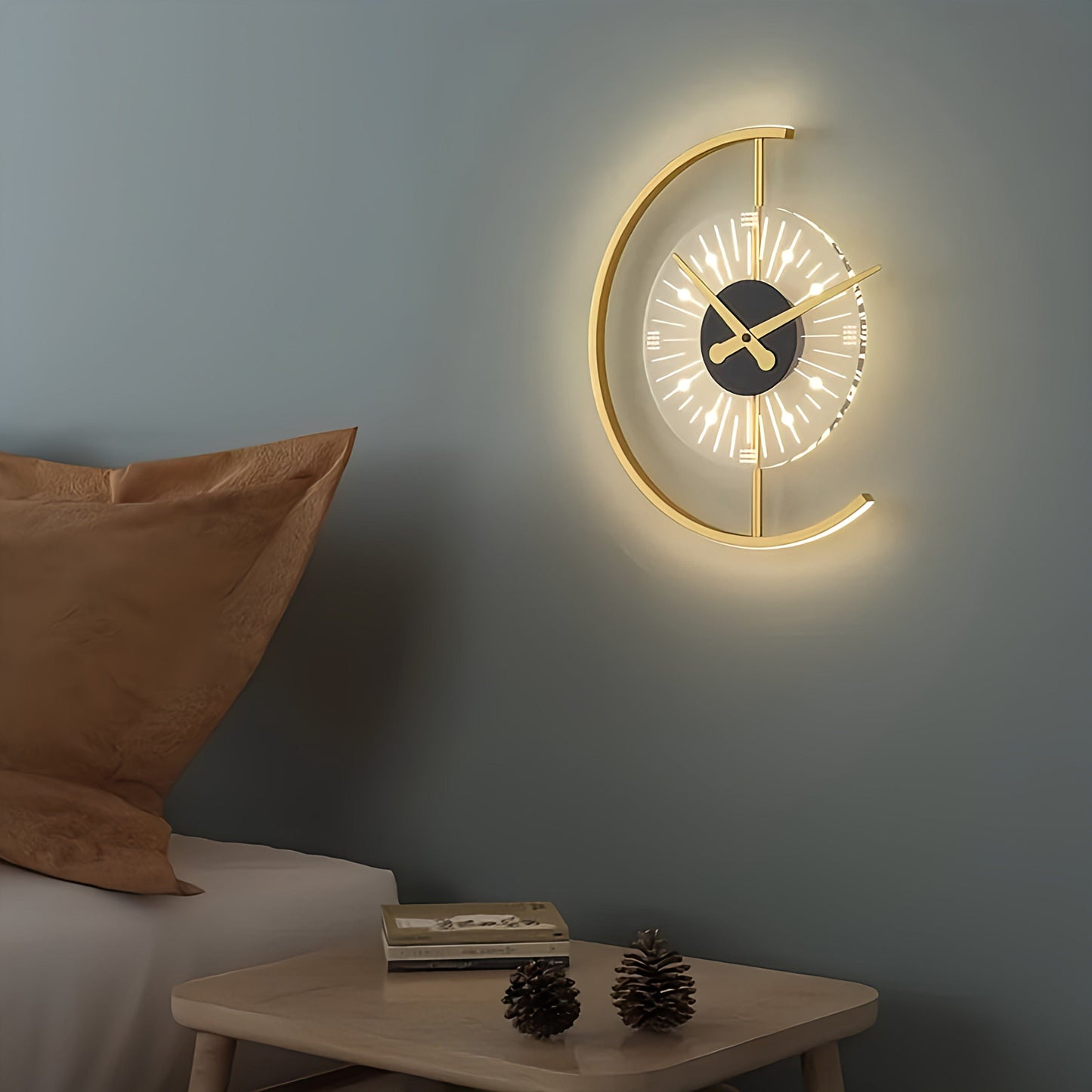 Horloge murale led 40cm | Avenue de l'horloge a