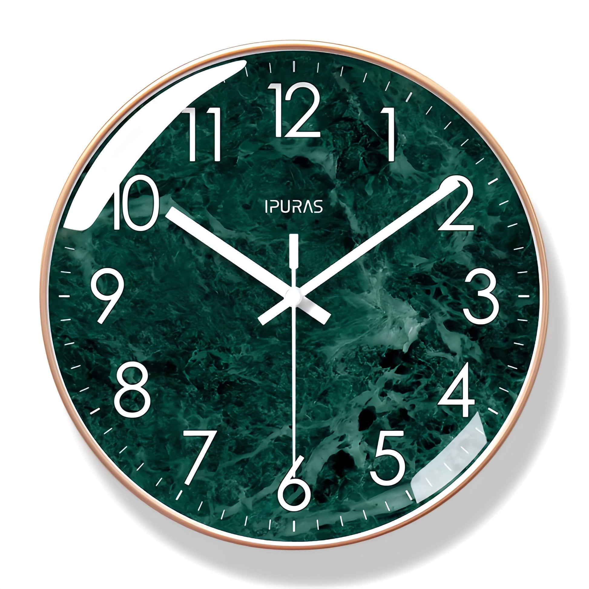 Horloge murale marbre | Avenue de l'horloge b / 25 cm