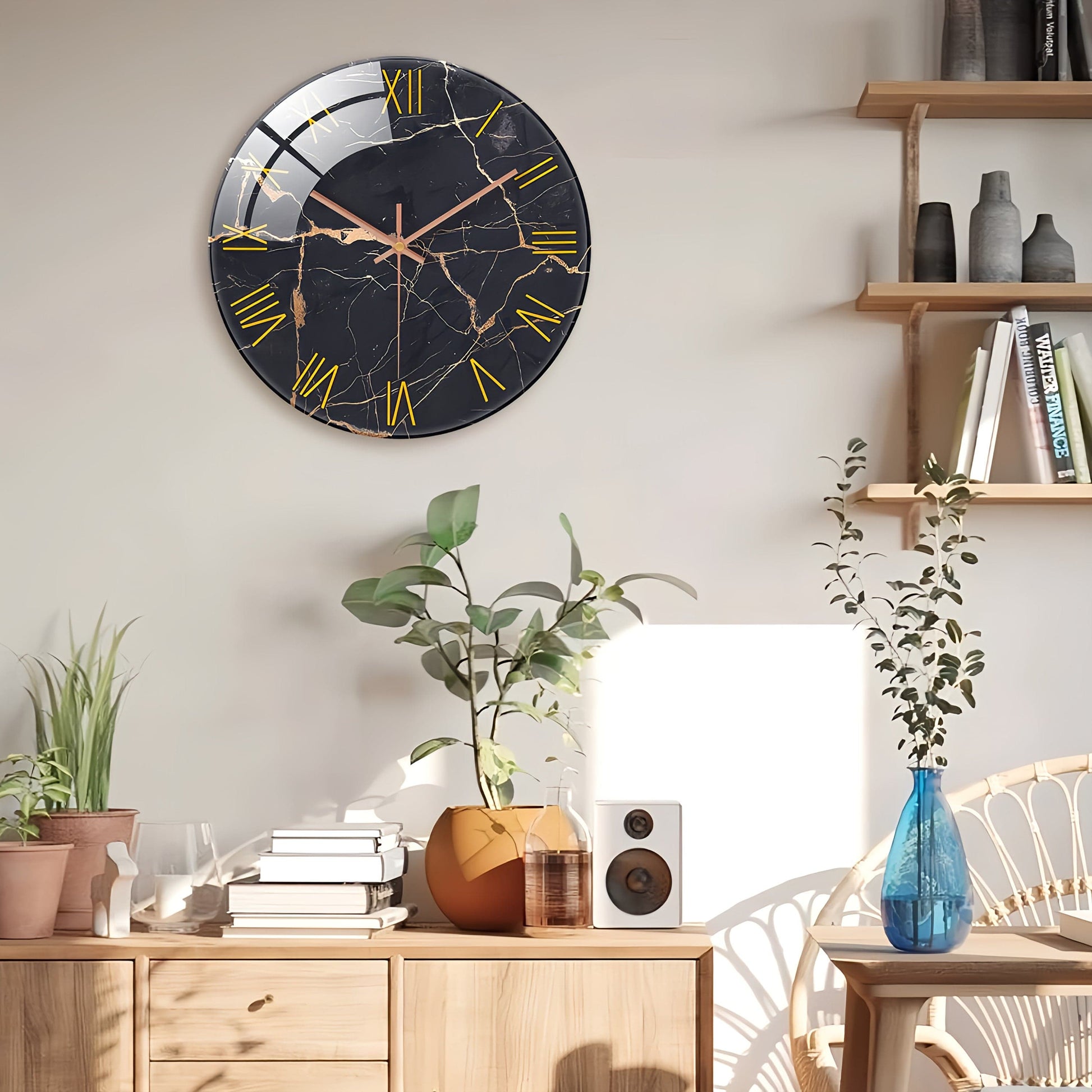 Horloge murale moderne | Avenue de l'horloge 30 cm