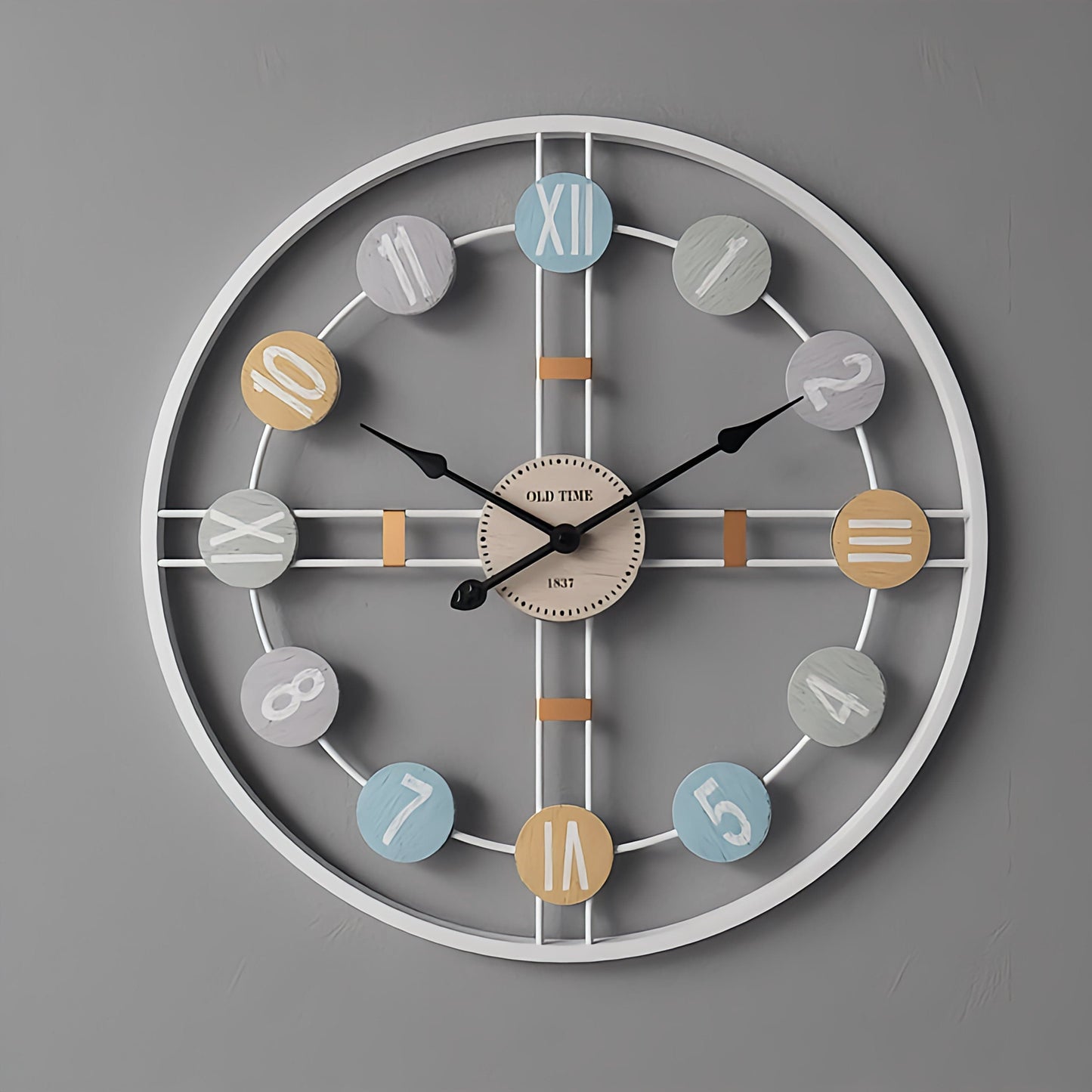 Horloge originale 50cm | Avenue de l'horloge blanc